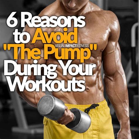 6 Reasons to Avoid "The Pump" During Your Workouts