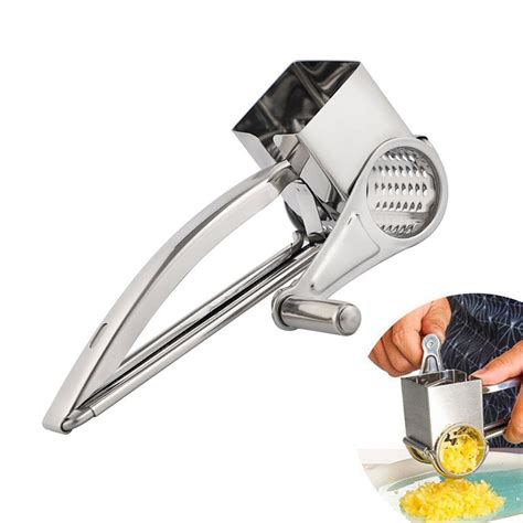 Ralador De Queijo Manual De Inox Manivela Shopee Brasil