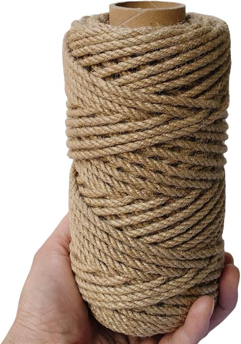 Amazon Tenn Well Mm Jute Rope Feet Ply Twisted Heavy Duty