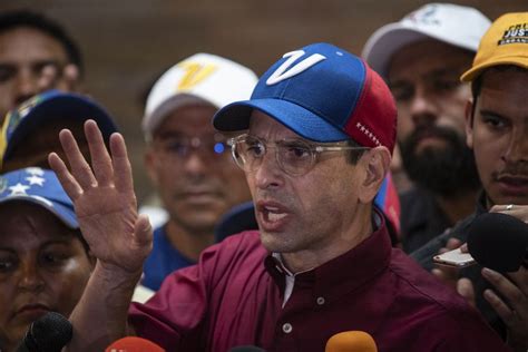 Henrique Capriles Renuncia A Candidatura Por Inhabilitación Política