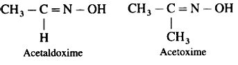 What are oximes? Which functional group do they contain? - Sarthaks ...