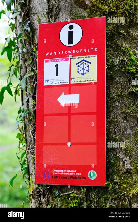 Billboard For A Trail Network In The Swabian Franconian Forest In