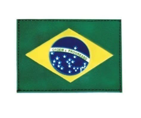 Bandeira Do Brasil Emborrachada Moldagem Quente Mundo Do Militar