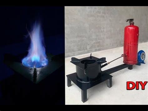 DIY waste oil burners stove - Homemade Waste Oil Stove - Blue flame ...