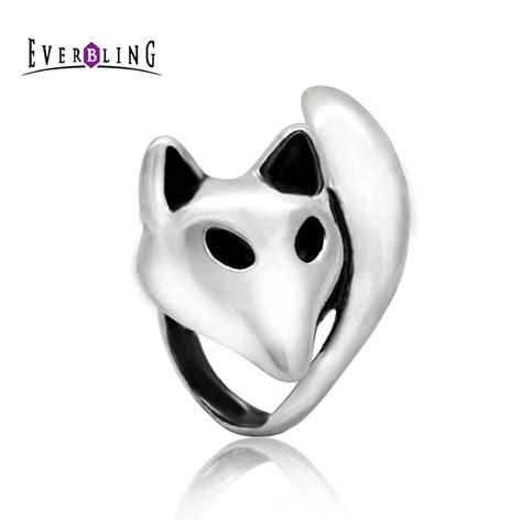 Fox Animal 100 925 Sterling Silver Charm Beads Fit Pandora European