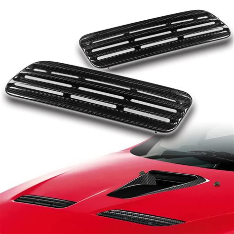 Buy Q1 TECH JDM Racing Carbon Fiber Bonnet Hood Vents Compatible With