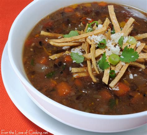 Black Bean and Roasted Anaheim Chile and Bell Pepper Soup | For the ...