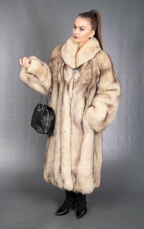 Fur Fashion Fashion Women White Fox Blue And White Fox 11 Fur