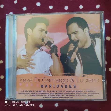 Cd Zezé Di Camargo E Luciano Raridades MercadoLivre