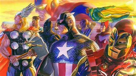 Alex Ross Marvel Art Hd Wallpaper Pxfuel