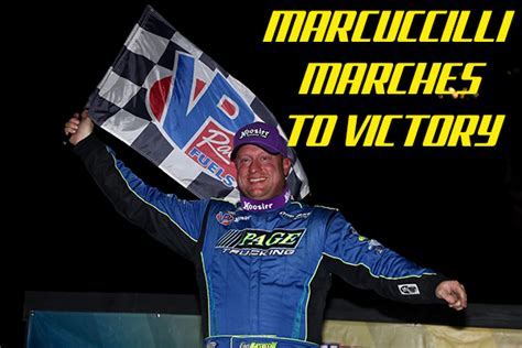 Dave Marcuccilli Title Contender With Brewerton Win Dirtcar Racing