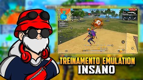 FREE FIRE AO VIVO TREINAMENTO EMULATION X TREINO INSANO 7