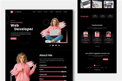 I Will Design a personal portfolio website design in figma for $10, freelancer Talha Aawan ...