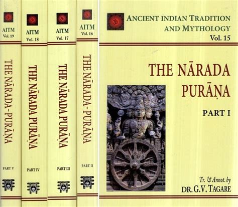 The Narada Purana 5 Volumes Exotic India Art