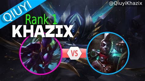 [rank 1 Khazix] Qiuyi Khazix Vs Ekko 6 Kill Qiuyi Khazix Guide Youtube