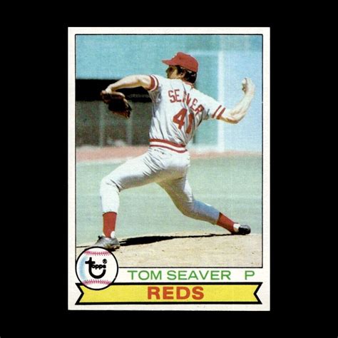 Tom Seaver Topps Baseball Card Reds Mets Great Condition