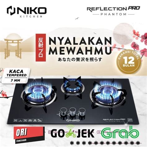 Jual NIKO REFLECTION PRO PHANTOM WELHOME LAGECY KOMPOR GAS KACA TANAM 3