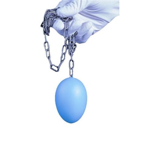 Egg Anal Plug With Chain Sq Chastitygo
