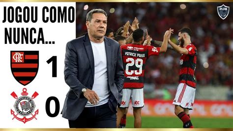 BRASILEIRÃO 23 PÓS JOGO FLAMENGO 1 X 0 CORINTHIANS JOGOU COMO NUNCA