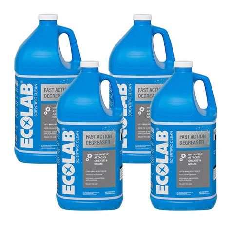 Ecolab 1 Gal Fast Action Degreaser 4 Pack 7700406c4 The Home Depot