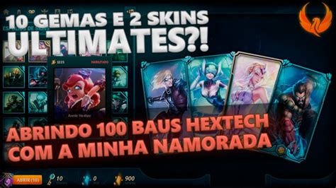 Abrindo Caixas Hextech A Minha Namorada Youtube