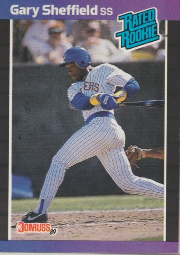 Gary Sheffield Leaf Donruss Rated Rookie Card Ebay