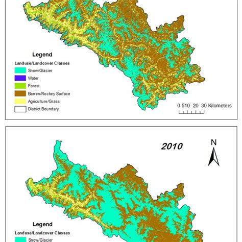 Landuse Land Cover Map 2015 And 2019 Download Scientific Diagram