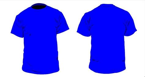 Mentahan Kaos Polos Biru Depan Belakang 54 Koleksi Gambar