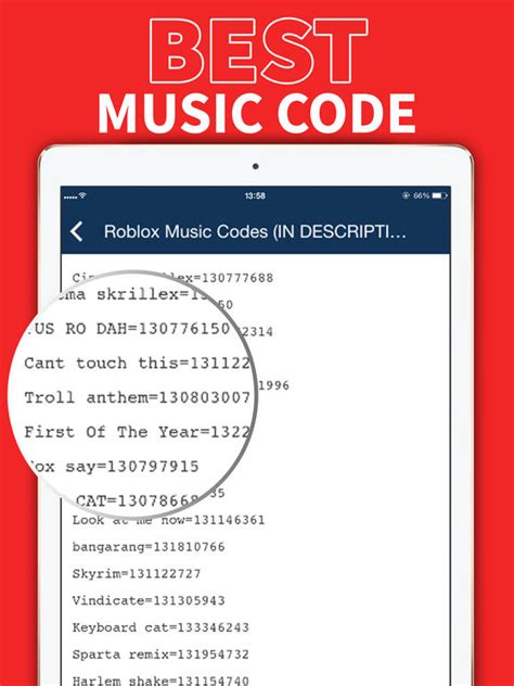 Music Code For Roblox Song Code Roblox Tycoon Apprecs