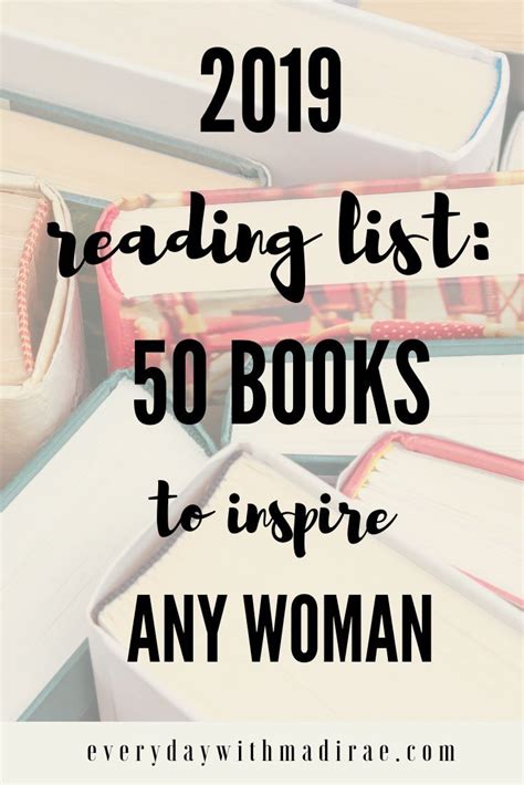 Reading List Books Women Should Read For Inspiration Books