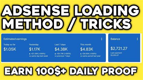 How To Do Adsense Loading 100 Per Day Adsense Loading Kaise Kare 100