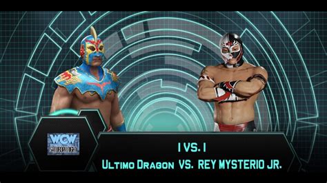 Wwe 2k24 Ultimo Dragon Vs Rey Mysterio Jr Youtube