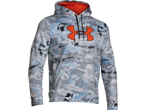 Under Armour Mens Ua Camo Big Logo Hoodie Polyester Ridge Reaper