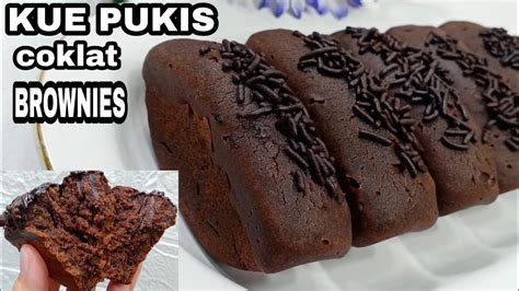 CUKUP 1 BUTIR TELUR NO MIXERPUKIS COKLAT BROWNIESEMPUK SUPER