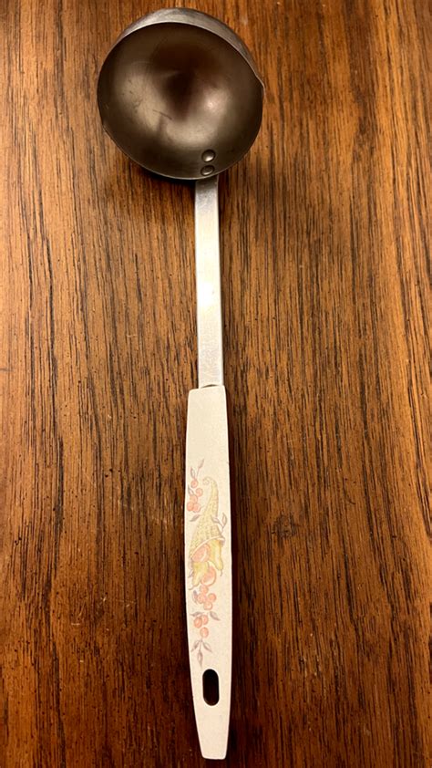 Stanley Ladle Spoon Cornucopia Melamin Handle Stainless Steel Serving