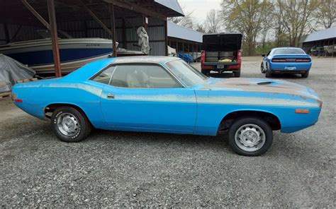 Petty Blue Project Plymouth Barracuda Barn Finds