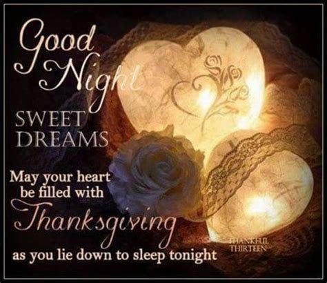 Good Night Wishes For A Beautiful Thanksgiving