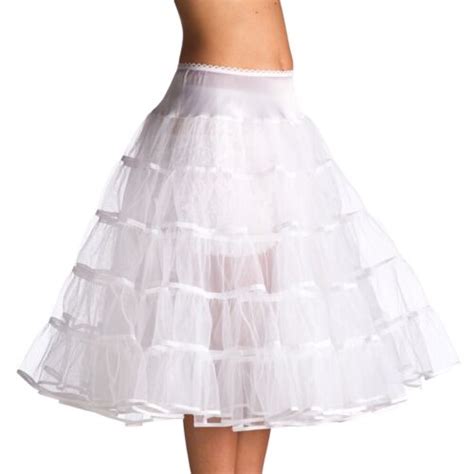 New 1950s Retro Vintage Style Tea Length Petticoat Crinoline Slip