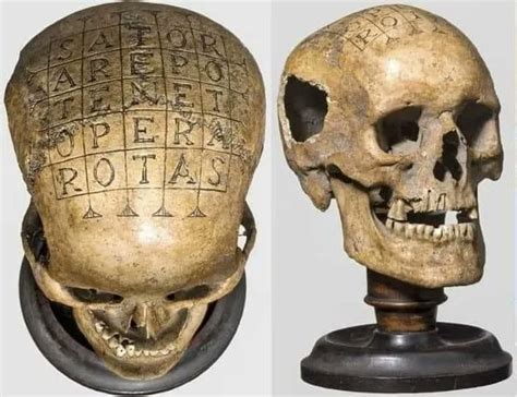 A 16th Century AD Oath Skull From Germany A Human Skull Employed In