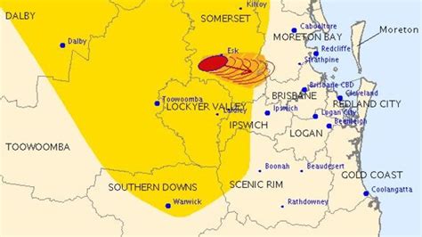 Brisbane Weather Severe Storms Forecast For Queenslands South News