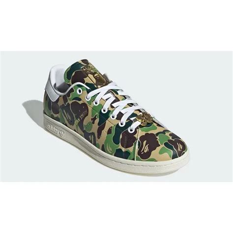 BAPE X Adidas Stan Smith 30th Anniversary Camo Where To Buy IG8949