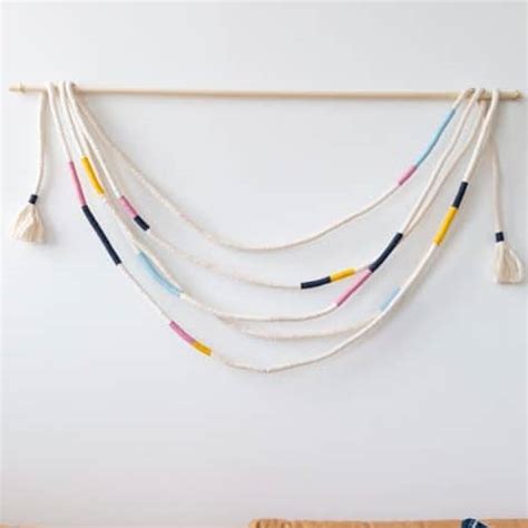 DIY Wrapped Rope Wall Hanging Alice And Lois