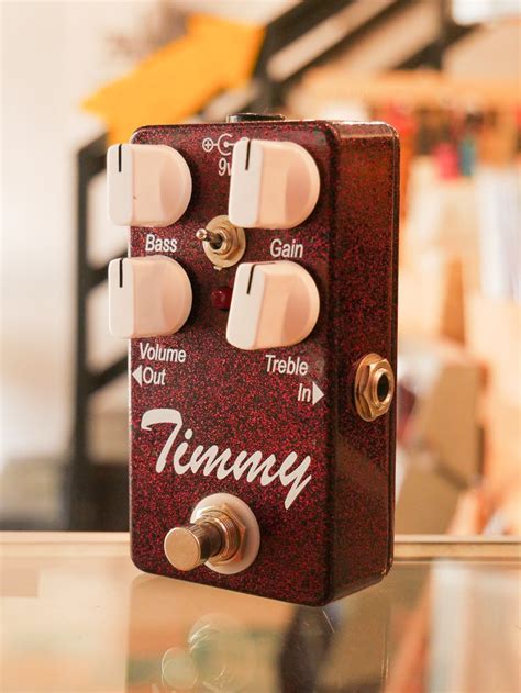 Paul Cochrane Timmy V Red Sparkle Overdrive Pedal