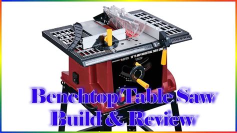 Harbor Freight Benchtop Table Saw Review Youtube