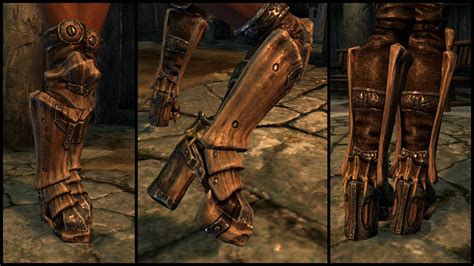 HDT High Heeled Boots For UNP By Kendo 2 Skyrim Mod Support