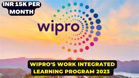 Work Integrated Learning Program Wilp For At Wipro Trickstar Vivek