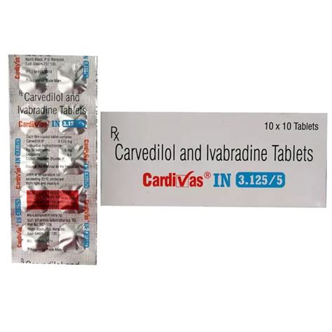 CARDIVAS IN 3 125 5MG 10TAB Upto 10 00 Off Wellness Forever