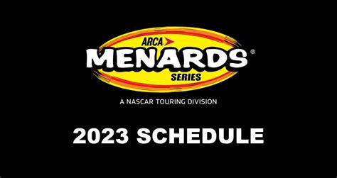 Arca Racing Schedule 2025 Viva Stephanie