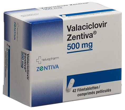 VALACICLOVIR Zentiva Filmtabl 500 Mg Blist 42 Stk Online Bestellen