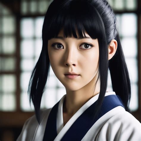 Realistic Live Action Portrayal Of Hinata Hyuga By Epie Ryuzaki